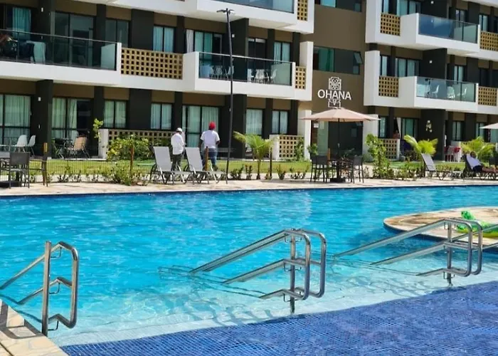 Flat Manabeach06 Com Vista Para Piscina 300 Metros Da Paria De Muro Alto Pôrto das Galinhas